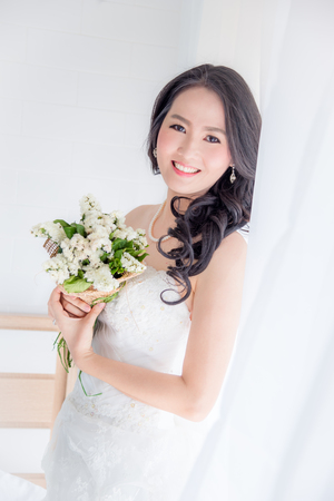 beautiful asian brideの写真素材