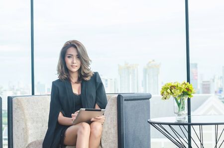 Beautiful asian businesswomanの写真素材