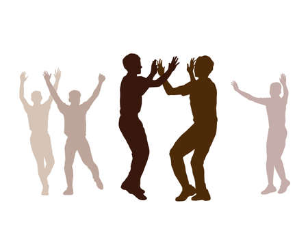 The Winners never quit on illustration graphicのイラスト素材