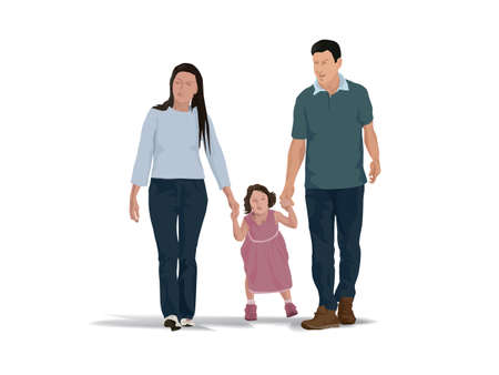 Family Day on illustration graphic vectorのイラスト素材