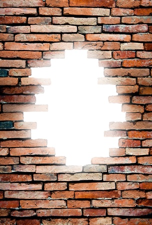 porous wall to see the destination lightの写真素材