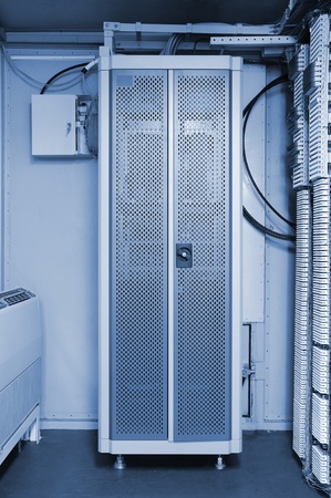 The communication and internet network server roomの写真素材
