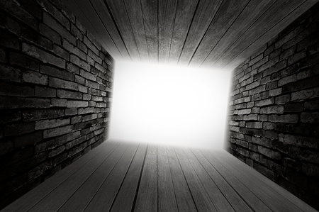 light at the end of the Tunnelの写真素材