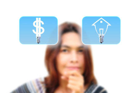 women are deciding house or money