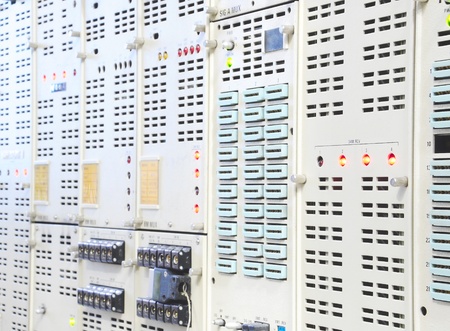 The communication and internet network server roomの写真素材