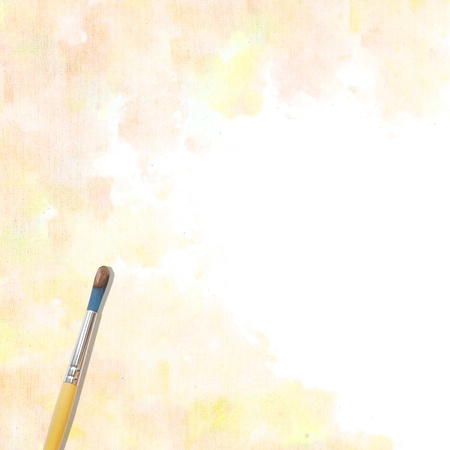 brush paint watercolor backgroundの写真素材