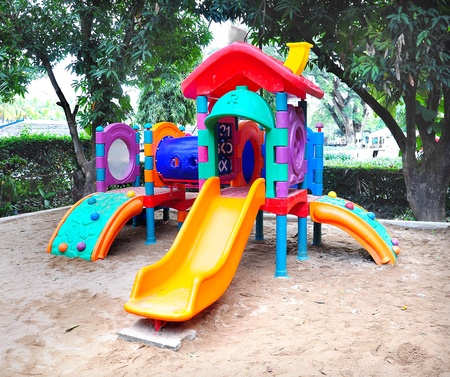 Children playground colorfulの写真素材