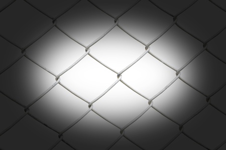 chain link fenceの写真素材