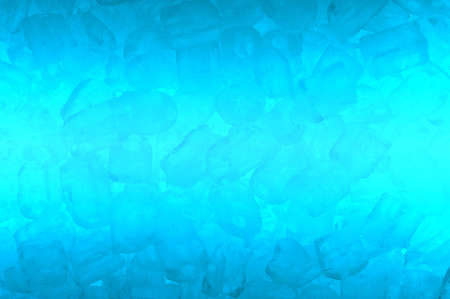 abstract ice cube in blue light backgroundの写真素材