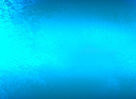 abstract ice cube in blue light backgroundの写真素材