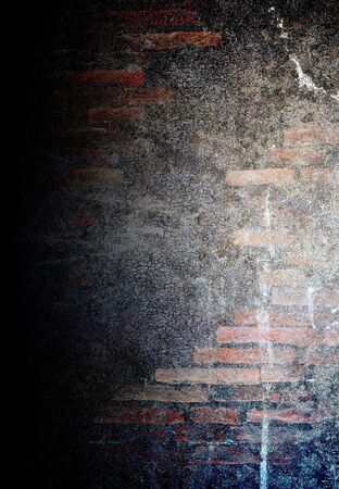 abstract the old grunge wall for backgroundの写真素材