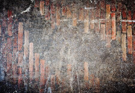 abstract the old grunge wall for backgroundの写真素材