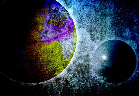 abstract the old world backgroundの写真素材