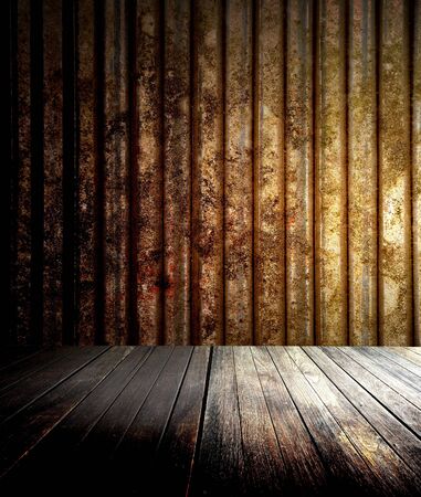 abstract the old grunge wall for backgroundの写真素材