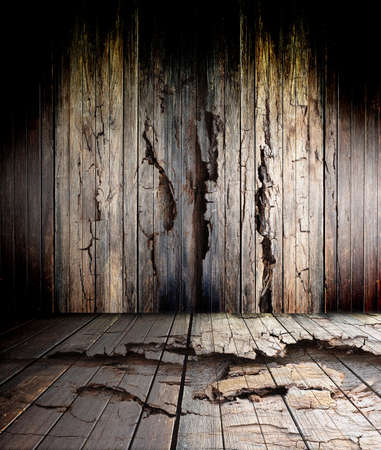 abstract the old wood floor for backgroundの写真素材