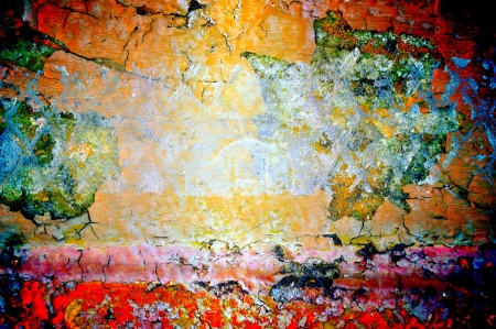 abstract old grunge wallの写真素材