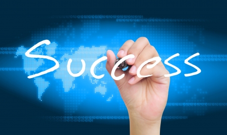 hand writing successの写真素材