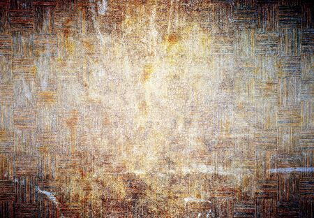 abstract the old grunge wall for backgroundの写真素材