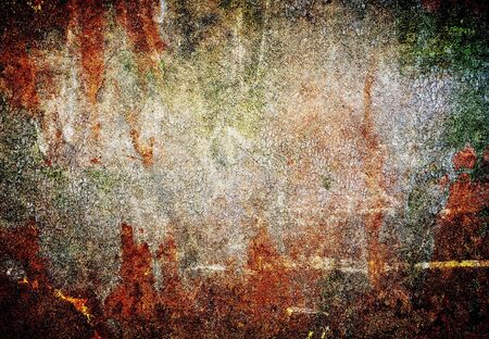 abstract the old grunge wall for backgroundの写真素材