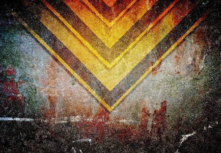 abstract the old grunge wall for backgroundの写真素材