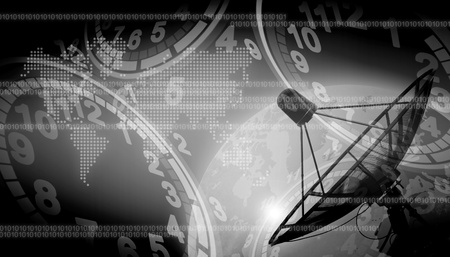 abstract the world technology use for backgroundの写真素材
