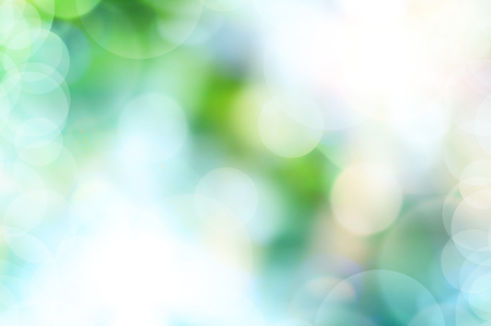 abstract spring green background and light reflectの写真素材