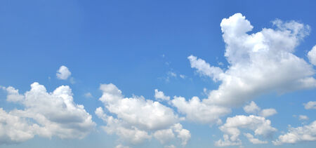 Beautiful the cloud and blue sky backgroundの写真素材