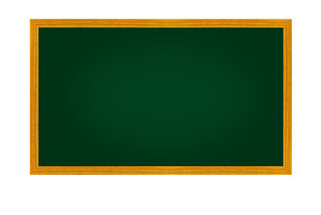 the green blackboard isolatedの写真素材