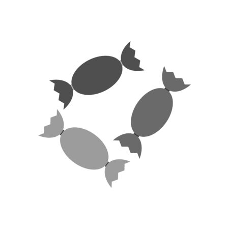 Lollipop candy icon. Sweet, dessert. Vector illustrationのイラスト素材