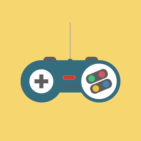 Gamepad Joystick. Joystick game console. Vector illustrationのイラスト素材