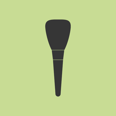 Make Up Brush Icon. Blush brush. Vector illustrationのイラスト素材