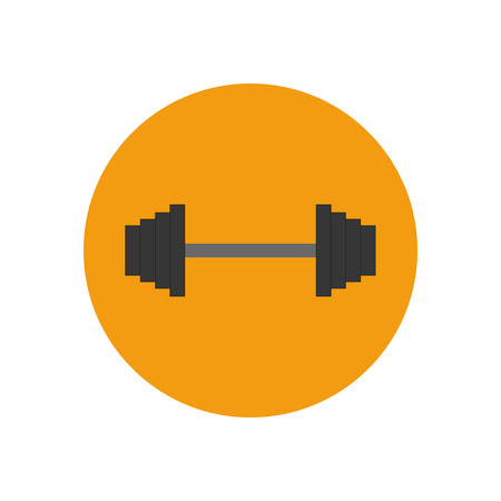 Dumbbell vector illustration. Sport icon. Dumbbell icon. Gym equipmentのイラスト素材