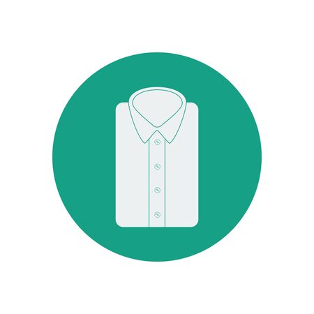 Shirt vector icon. Shirt illustration. Vector illustrationのイラスト素材