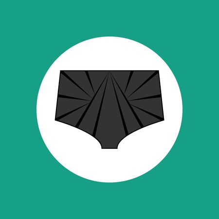 Lace panties vector illustration on the white background. Lingerie. Vector illustrationのイラスト素材