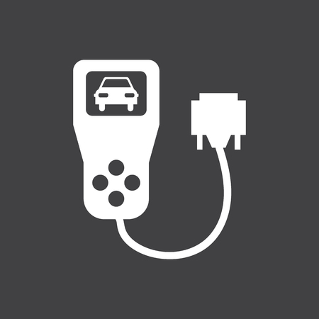 Car diagnostics icon. Car dashboard icon. Vector illustrationのイラスト素材