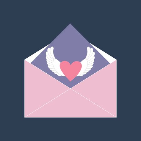 Wedding message on the blue background. Vector illustrationのイラスト素材
