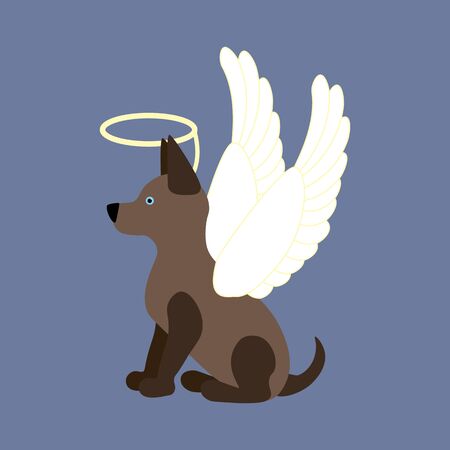 Dog in christmas costume illustrationのイラスト素材