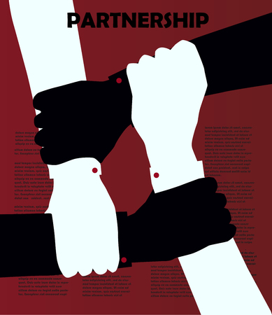 Partnership vector illustration.のイラスト素材