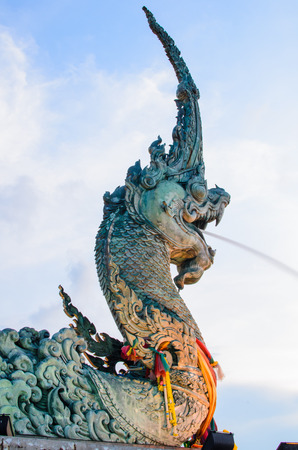 King of Nagas spit waterの写真素材