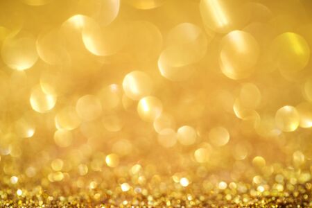 golden glitter abstract background for christmasの写真素材