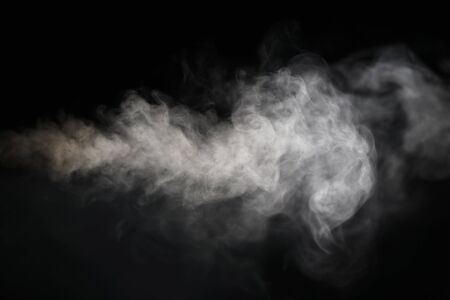 image of smoke with black backgroundの写真素材