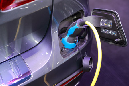 Modern car charging electric
