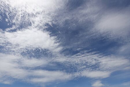 blue sky with cloudの写真素材