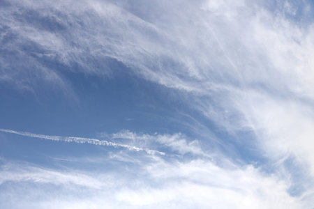 blue sky with cloud