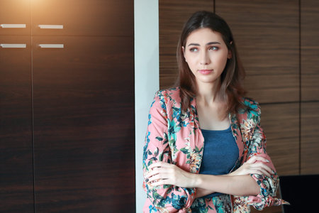 beautiful businesswoman portraitの写真素材