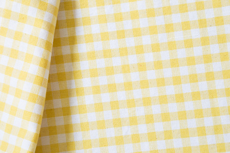 Check pattern fabric fold backgroundの写真素材