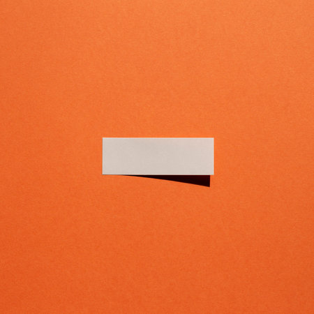 Blue sticky note paper on red background. copy space