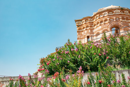 Church of St John Aliturgetos Ruins in Nessebar, Bulgariaのeditorial素材