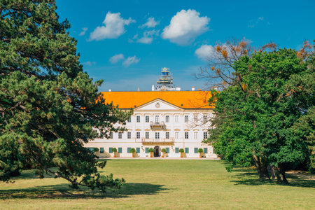 Valtice Palace historic architecture in Valtice, Czech Republicのeditorial素材