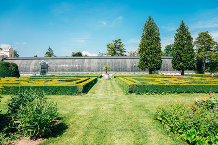 Castle Lednice garden in Lednice, Czech Republicのeditorial素材